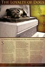 "Sallie" Civil War Dog Poster-Tribute to Gettysburg Canine Hero-Printed in USA!
