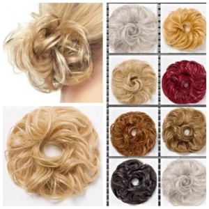 Koko Scrunchie Messy Bun Small Medium Length Hairpiece Natural Various Colours - Picture 1 of 52