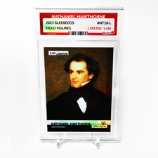 NATHANIEL HAWTHORNE Card GleeBeeCo 1840 Portrait #NT18-L - Limited Edition /49