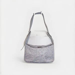 Pedro Shoulder Bag Tweed Periwinkle Blue Convertible Magnetic Vegan Faux Leather - Imagen 1 de 10
