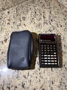 Vintage Texas Instruments Business Analyst Calculator W/ Case - UNTESTED - Picture 1 of 6