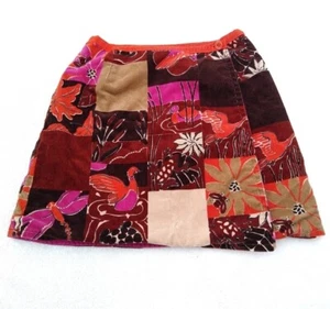 Lilly Pulitzer Girl's Wrap Reversible Skirt Size 6 Pink Brown Corduroy Turtles - Picture 1 of 7