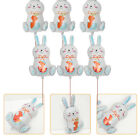  6 Pcs Easter Party Balloons Supplies Large Bunny Photo Booth Child Giant
