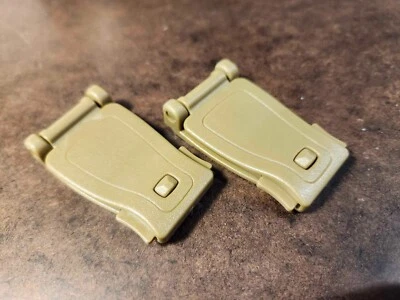 Clips de administrador de correas MOLLE, USMC marrón coyote, paquete de 2 Foto 1 de 4