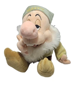 DISNEY STORE SLEEPY DWARF CUDDLY 12" PELUCHE SUAVE BLANCO COMO LA NIEVE Y 7 ENANOS DISNEY - Imagen 1 de 16