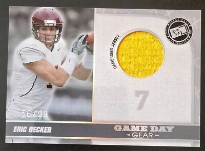 2010 Press Pass PE Game Day Gear Jerseys Gold #GDG-ED Eric Decker 56/99 - Image 1 of 3