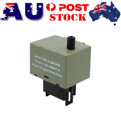 8Pin Speed Adjustable LED Flasher Relay Turn Signal Light Indicators Blinker - Image 1 of 4