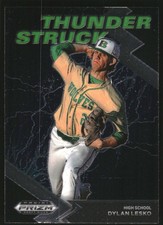 2022 Panini Prizm Draft Picks Thunderstruck #9 Dylan Lesko