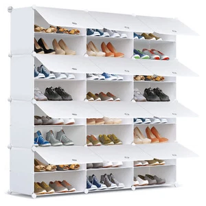 Schuhregal Schuhablage Schuhständer Schuhschrank Steckregal bis 48 Paar, XXL - Bild 1 von 7