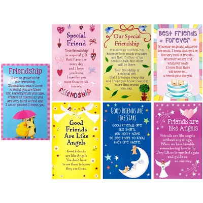 FRIEND WALLET CARD Heartwarmers Keepsake Sentimental Verse Friends Angel Gift❤