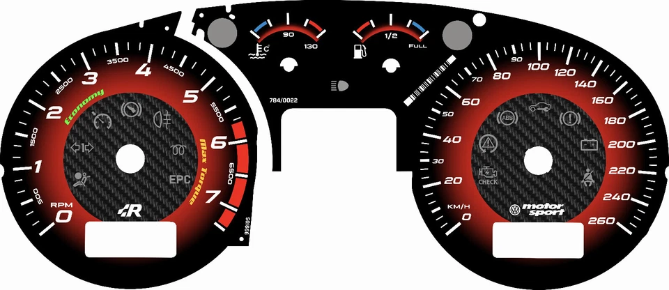 Cuadro de instrumentos VW Volkswagen Golf 4 cara repuesto km y mph están disponibles Foto 1 de 1