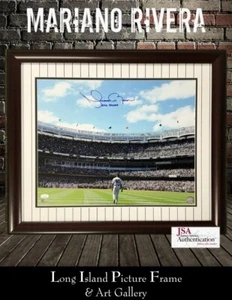 Foto firmada de Mariano Rivera de los Yankees de Nueva York 652 guarda enmarcada personalizada JSA - Imagen 1 de 8