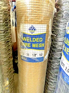 Welded Wire Mesh Rolls Aviary/ Chicken/ Birds Fence 1.2m*30m*12.5mm*12.5mm*1.0mm - Picture 1 of 2