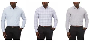 Camisa de vestir para hombre Calvin Klein sin arrugas, ajuste regular colores: azul/púrpura/rojo - Imagen 1 de 31