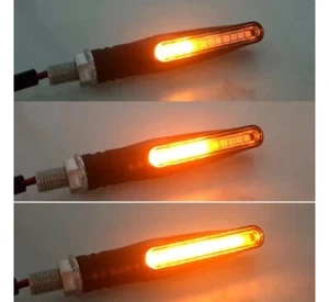LED Blinker HJG Bleistift Typ Blitz Laufmodus für alle Motorräder (2er Set) - Bild 1 von 4