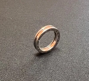 Anello Ring Bzero B Zero Bulgari Bvlgari Oro Bianco White Gold Misura 15 Size 55 - Imagen 1 de 6