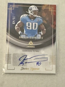 Panini Luminance 2022 - Shutter Signatures Gold #SHU-JEK Jevon Kearse/49 (AU) - Imagen 1 de 3