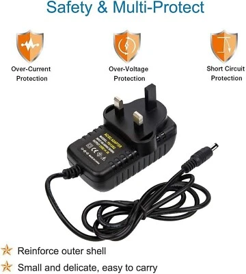 12V 2A адаптер переменного/постоянного тока Великобритании питания безопасности зарядное устройство для светодиодной ленты камеры видеонаблюдения - Изображение 1 из 4