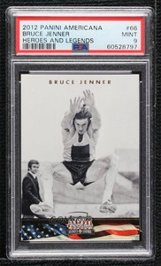 2012 Panini Americana Heroes & Legends Caitlyn Jenner Bruce #66 PSA 9 MINT