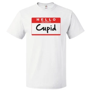 Hello My Name Is Cupid T shirt Tee - Picture 1 of 2