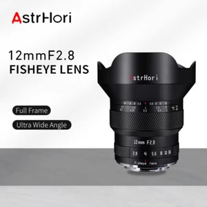 AstrHori 12mm F2.8 Full Frame Ultra Wide Angle Fisheye Lens for Sony E-mount - Picture 1 of 6