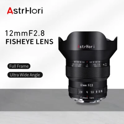 AstrHori 12mm F2.8 Full Frame Ultra Wide Angle Fisheye Lens for Sony E-mount - Image 1 of 4