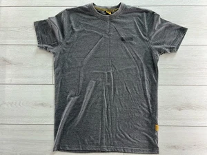 Dewalt Typhoon Charcoal Grey Logo Workwear T-Shirt Top Uk Medium M - Picture 1 of 6