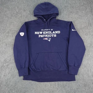 New England Patriots Hoodie Herren Large NFL Sweatshirt Nike Team Issued Coach - Bild 1 von 15