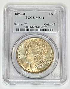 Dólar de plata Morgan 1890-O graduación profesional MS64 ~ Envío gratuito - Imagen 1 de 2