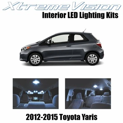 LED interno XtremeVision para Toyota Yaris 2012-2015 (6 peças) branco frio - Imagem 1 de 4