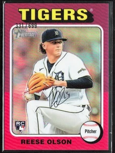 2024 Topps Heritage High Number Chrome REESE OLSON 331/699 Rookie Card #439 - Picture 1 of 1