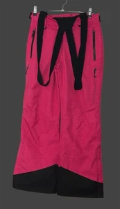Crane Thinsulate Pink Ski Outdoor Lined Trousers Braces Size Medium 12/14 - Picture 1 of 12