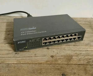 Planet FSD-1600 FSD1600 6-Ports 10/100 Ethernet Switch Funzionante ✅ - Foto 1 di 4