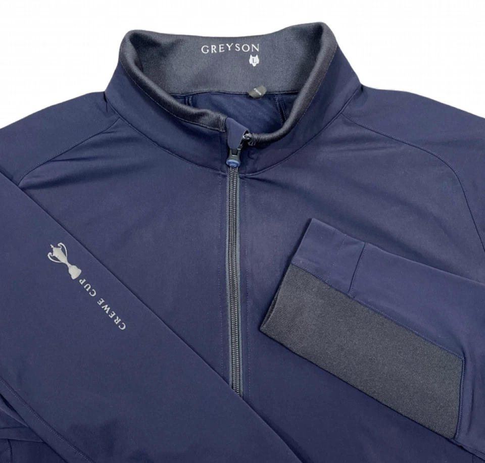 Chaqueta Grande Greyson Crewe Cup Para Hombre Cremallera Completa Trailwolf Performance Azul Maltés Foto 1 de 4