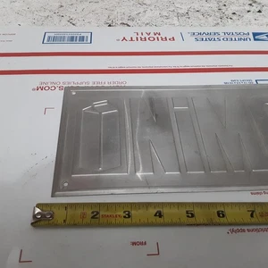 Nimco Schild Edelstahl 12" x 5-1/4" - Bild 1 von 6