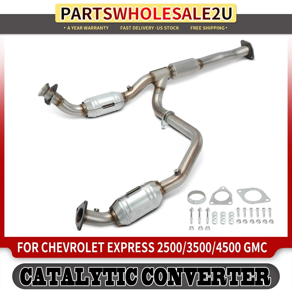 Convertidor catalítico para Chevrolet Express 2500/3500/4500 GMC Savana 2012-2020 Foto 1 de 4