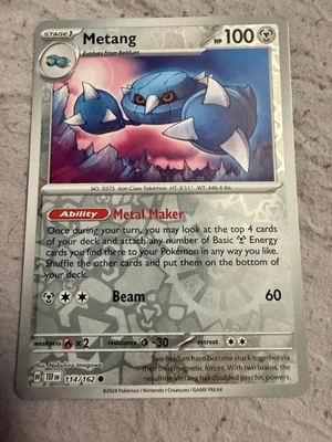 Metang 114/162 SV05: Temporal Forces Reverse Holo - Image 1 of 4