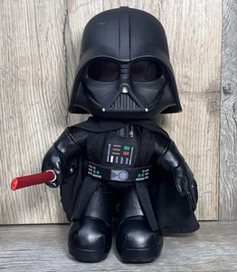 STAR WARS Darth Vader Plush 2022 Voice Manipulator Light Up Lightsaber 11" - Picture 1 of 19