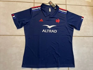 Camiseta deportiva local Adidas de la Selección Nacional de Francia Rugby 2024/2025 para hombre nueva con etiquetas 2XL JG3533 - Imagen 1 de 9