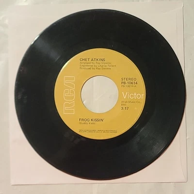 Chet Atkins ~ Frog Kissin'/ Bill Cheatham ~ RCA 45 RPM Record - Image 1 of 4
