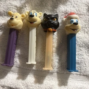 4er Set PEZ Crazy Animals Vintage - Bild 1 von 1
