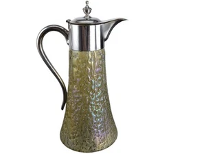 um 1900 Kralik/Loetz böhmisch irisierend Kunstglas kleiner Claret Krug/Sirupkrug - Bild 1 von 7