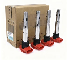 4X OEM GENUINE RIgnition Coil Pack For Audi A4 A5 R8 For VW Golf GTI 06E905115E - Picture 1 of 6