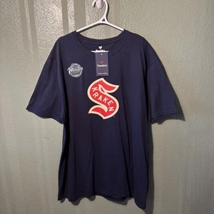 NWT Men's XL adidas NHL Seattle Kraken Short Sleeve Blue T-Shirt - Picture 1 of 4
