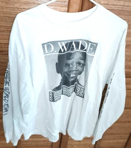 D Wade World Tour Dwayne Hombres XL Camiseta Camiseta Blanca NBA Baloncesto - Imagen 1 de 5