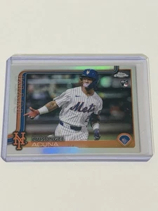 2025 Topps Chrome Luisangel Acuna Image Variation RC Rookie #56 Mets - Picture 1 of 1
