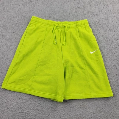 Nike Sweat Shorts Mens Medium Green Embroidery Drawstring Pockets - Image 1 of 4