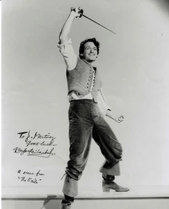 Douglas Fairbanks jr Signed role THE EXILE 8x10 w. COA - Picture 1 of 3