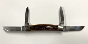 RARE VINTAGE C PLATTS & SONS ELDRED, PA. BONE CONGRESS KNIFE 1997-New, NO BOX - Picture 1 of 6