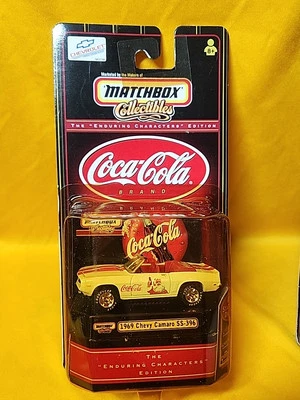 Coca-Cola Matchbox Collectibles Vtg 1969 Chevy Camaro SS  White Convertible🔥 - Image 1 of 4